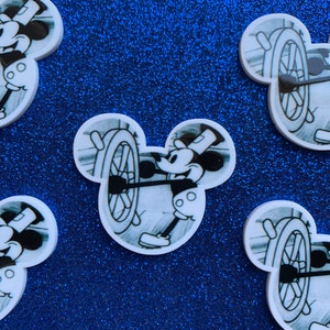 5pc. Mickey Mouse, Disneyland, Planar, Flatback bild 2