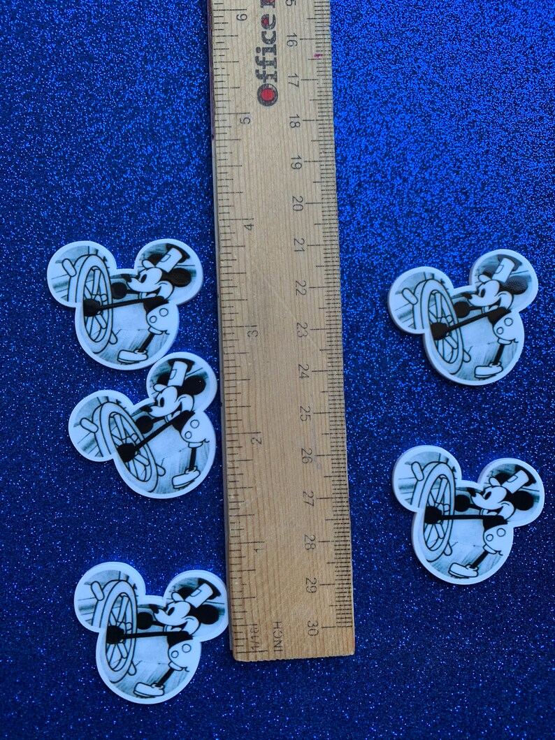 5pc. Mickey Mouse, Disneyland, Planar, Flatback bild 10