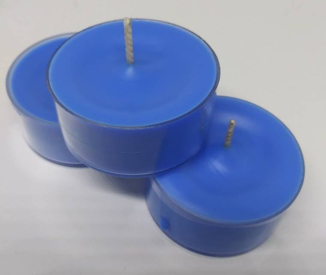 Blue Tea light Candles Wiccan Altar and Ritual Candles for Etsy