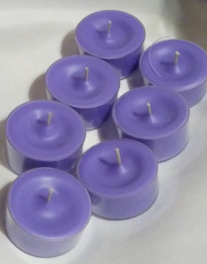 12 Custom Color Tealight Candles Colored Tea Light Candles Etsy
