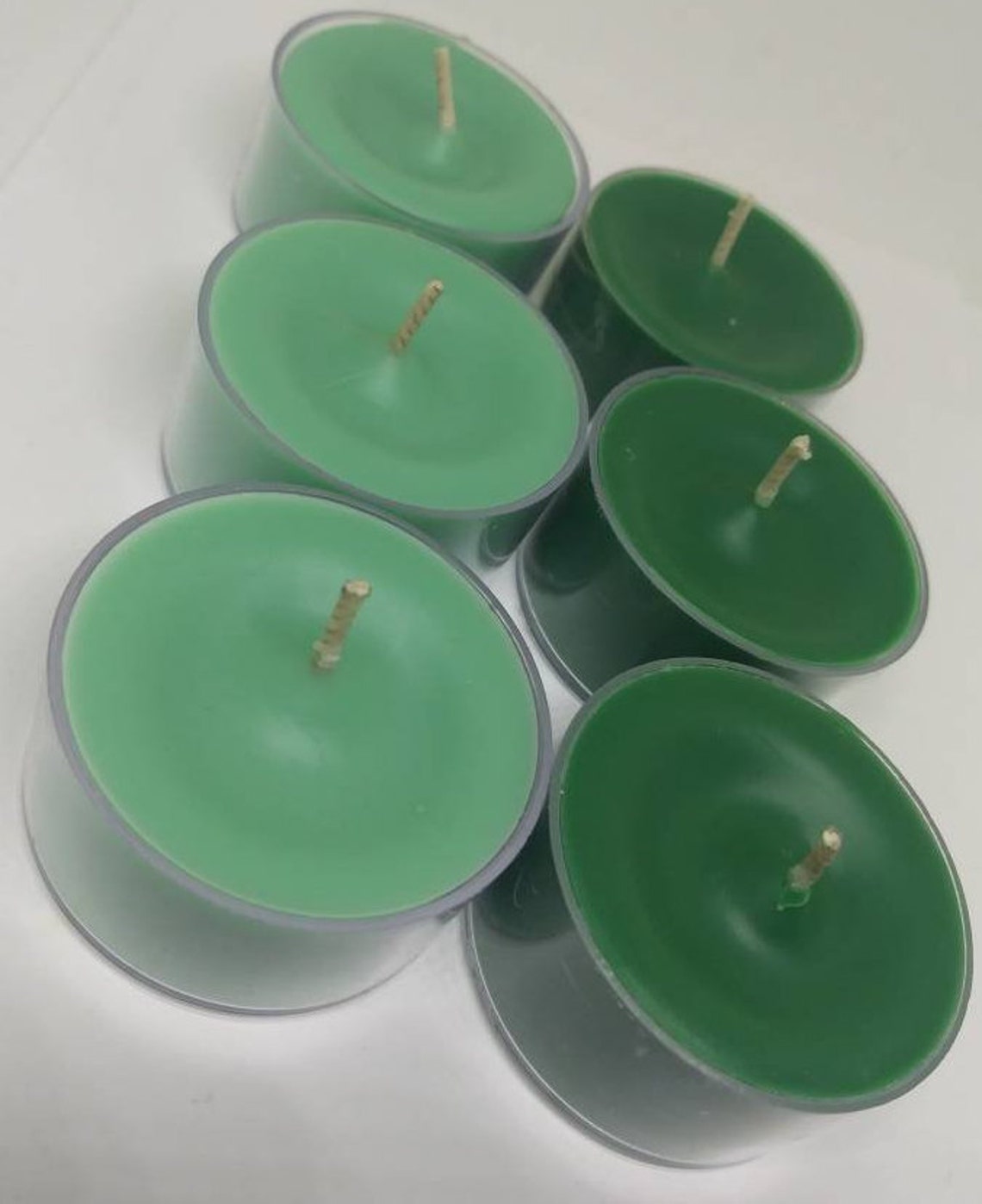 12 Custom Scented Tea Light Candles Colored Tea Light Etsy