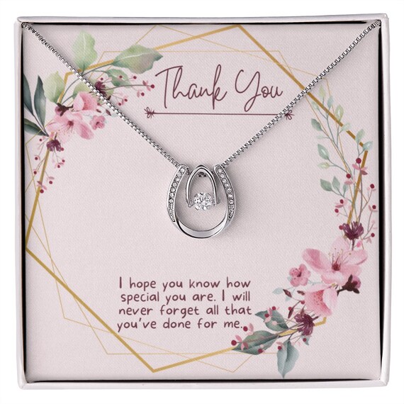 Thank You Jewelry Gift Special Thank You Gift Thank You Gift Etsy