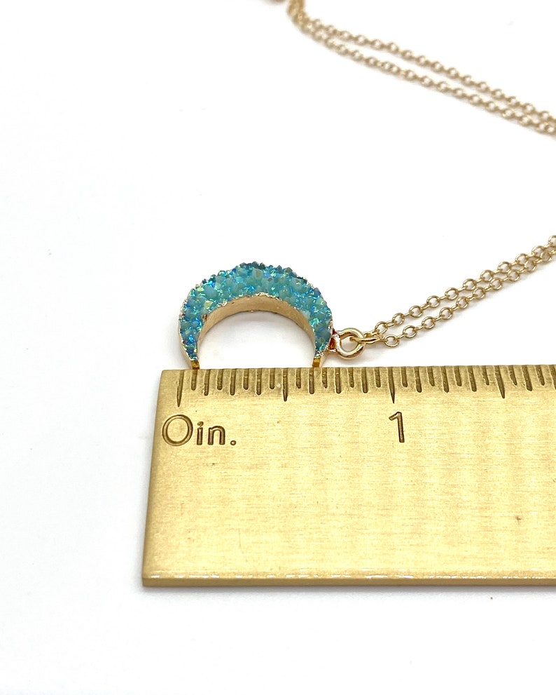 Resin Druzy Moon Charms Bulk Charms For Jewelry Making Moon Etsy