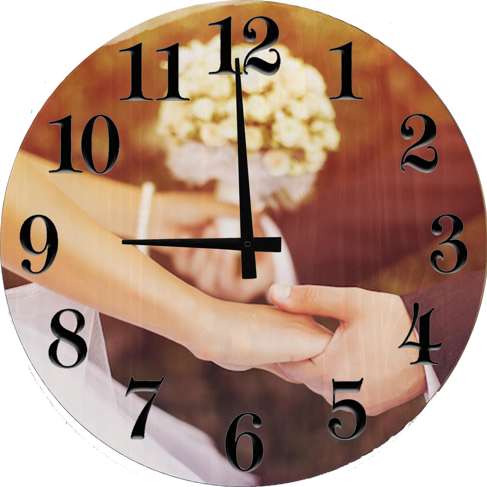 Full Custom Wall Clock Completely Personalized Wood Clock Etsy