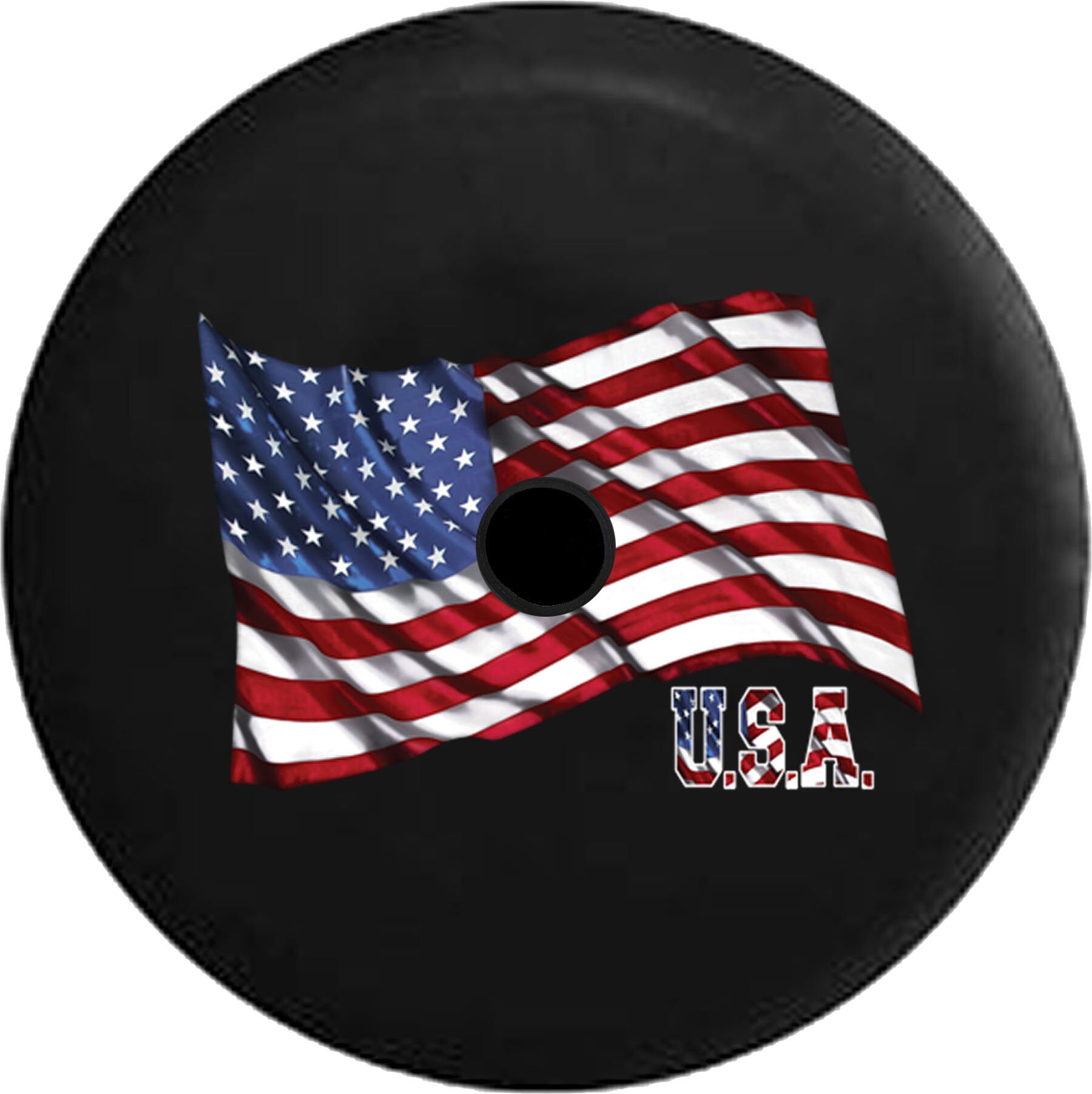 Usa Flag Tire Cover Etsy