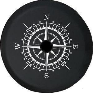 Compass Sun Dial Tire Cover Fits Jeep Wrangler Rubicon - Etsy