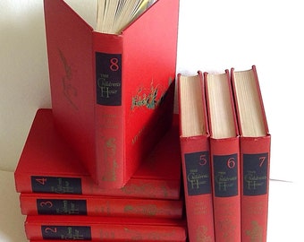 The Children's Hour: 1953 Illustrated Hardcover Book Set