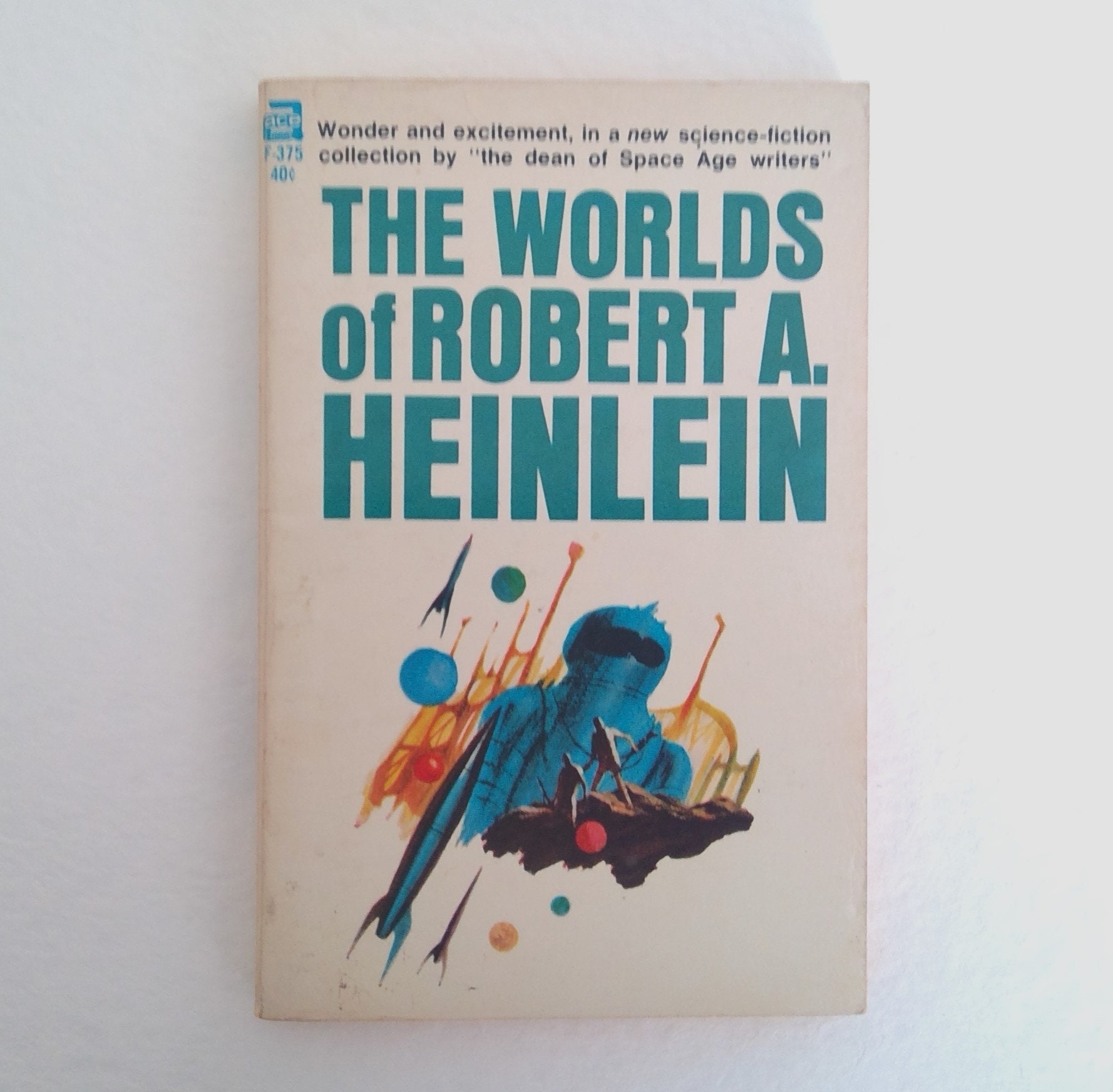 The Worlds of Robert A. Heinlein: 1966 Ace Sci-fi Paperback - Etsy