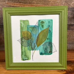 Aquarell und Mischtechnik botanische Malerei.