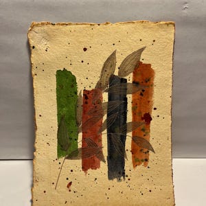 Aquarellmalerei, abstrakte Malerei, Tusche, botanisches Aquarell