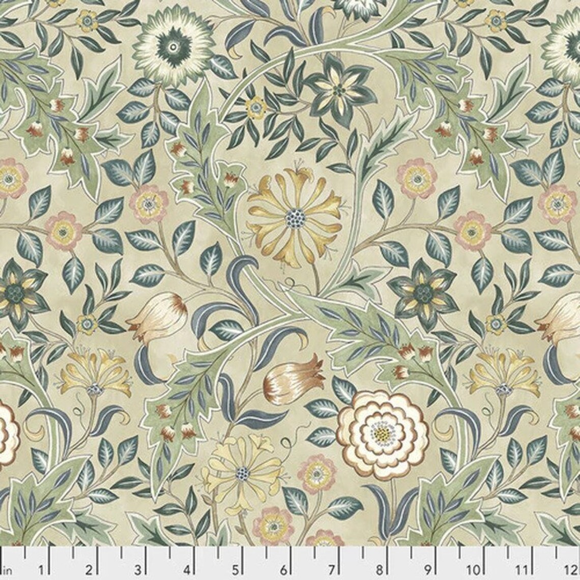 Free Spirit Orkney William Morris Wilhemina 100 Cotton Etsy