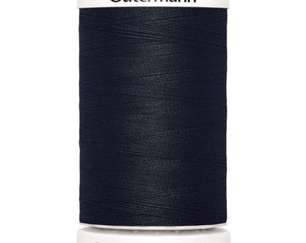 Gutermann 500m Quality Polyester Thread - 000 Black