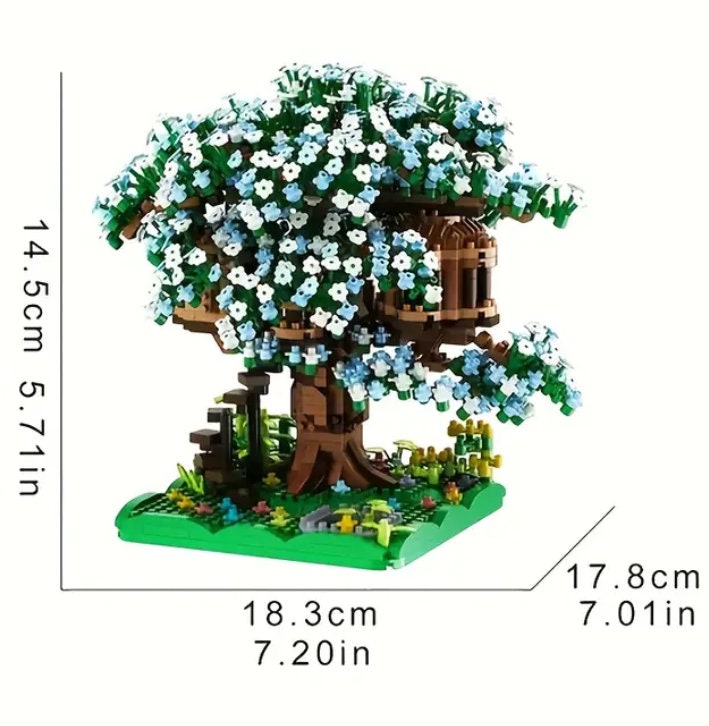LEGO Sakura Tree Cherry Blossoms puzzle 3D Pink rare 2020 Gift