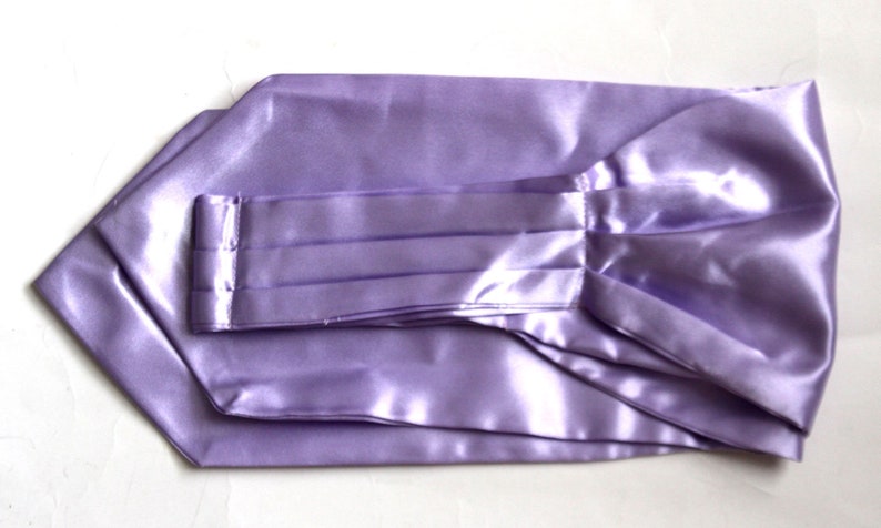 Wedding ascot Cravat Light Purple Violet wedding ascot Gift for him
