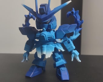 Eigenes bemaltes SD Burning Gundam Model Kit