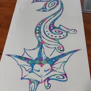 Vaporeon Decal, Car, Laptop, Wall Decor