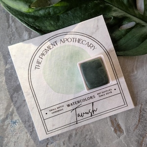Tavush Transparent Green Handmade Watercolor