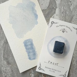 Frost Blue Handmade Watercolor