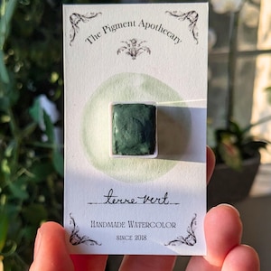 Terre Vert Green Handmade Watercolor