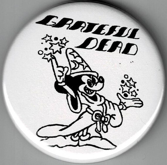 2.25" GRATEFUL DEAD BUTTON - image 1