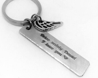 Personalised Engraved Lorry Keyring Passed HGV Test Gift Name//Message inc