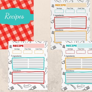 Kitchen Binder - Etsy
