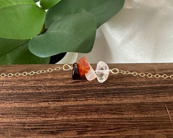Capricorn Gemstone Zodiac Necklace