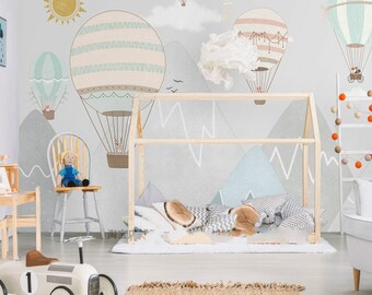 balloon wallpaper etsy