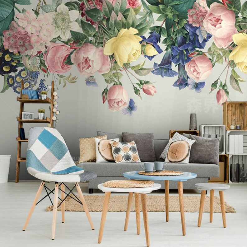 Modern Flower Wallpaper For Walls GAMBAR BUNGA
