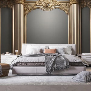 3D Classic Roman Column Wallpaper Mural: Interior Wall Decor