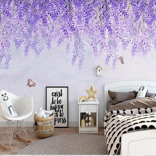 Wisteria Wall Decal - Etsy