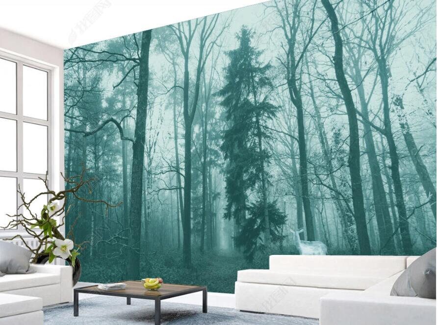 Forest Wallpaper Peel Stck Vnyl Wallpaper Wall Mural Wallpaper Prnt - View #7
