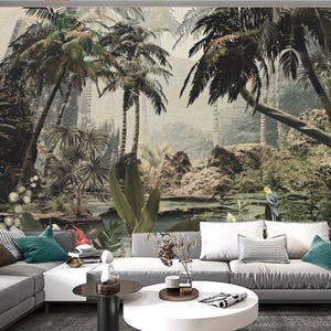 Rainforest Wallpaper: Tropical Jungle Landscape Wall Mural