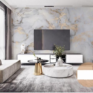 Papier peint en marbre : décoration murale moderne