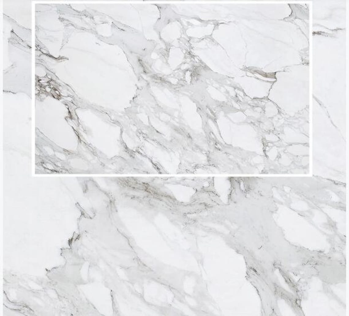 Light Grey Silver Marble Textured Wallpaper Wall Mural Etsy