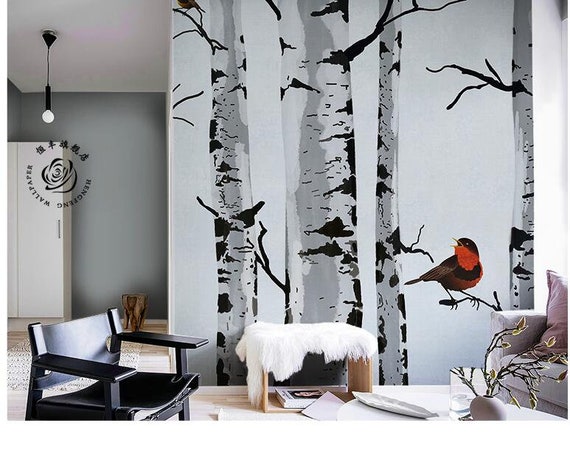 Buy Trees Wall Mural Online In India  Etsy India