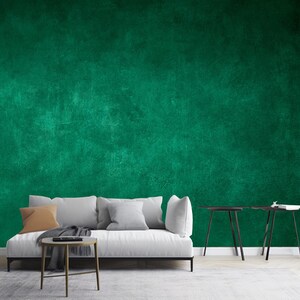 Green Background Wallpaper, Emerald Green Wall Mural
