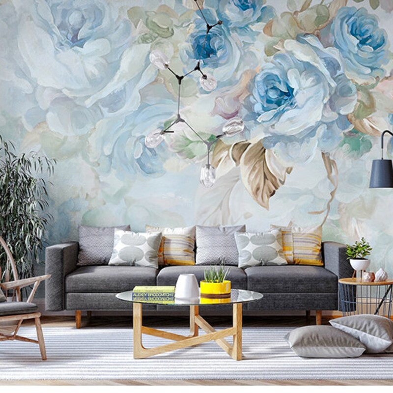 Peony Wall Mural - Etsy