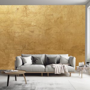 Abstract Golden Texture Wallpaper Mural