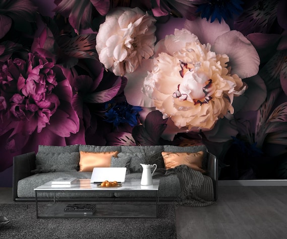Wallpaper Wall Décor Elegant Floral Wall Cling Artistic Peel and Stick