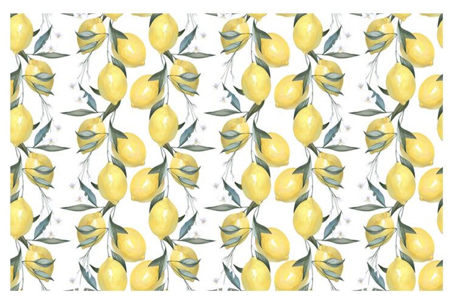 Oil Painting Lemon Wallpaper Wall Mural Hand Painted Lemon Etsy