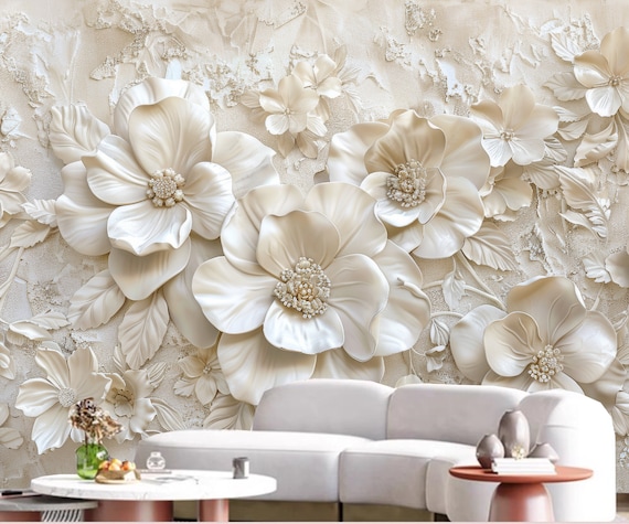 Living Room 3d Wall Mural Living Room Wallpaper Murals | Ever