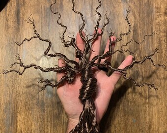 Wire Tree Wall Art Etsy