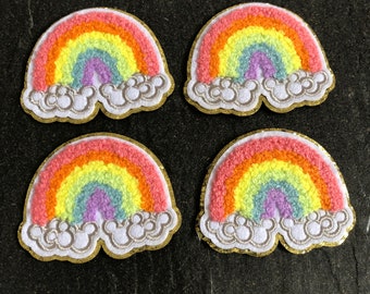 Aufnäher Patch Flicken Bügelbild Regenbogen auch zum bügeln