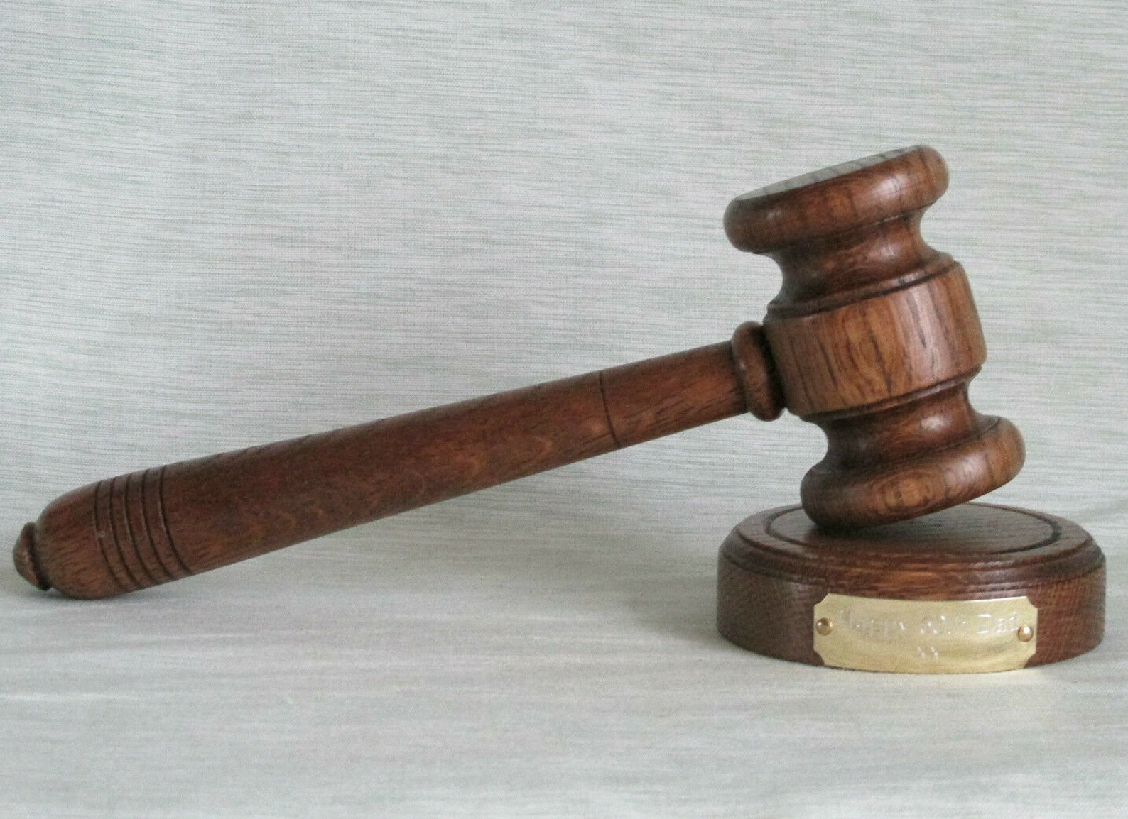 Gavel & Block Engraved Free Traditional Full Size Auctioneer Etsy