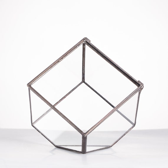 open haard Weven Eenzaamheid NCYP geometrisch glazen terrarium sluit met deur kubusvorm - Etsy Nederland