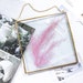 NCYP Handmade Large Rectangle Square Wall Hanging Brass Glass Artwork Certificate Photo Picture Display Frame Floating Frame