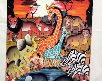 Fish tinga tinga oil painting wallhanging painting home d\u00e9cor africa art oil painting on canvas kenya painting,kids room painting Fish tinga tinga oil painting wallhanging painting home d\u00e9cor africa art oil painting on canvas kenya painting,kids room painting