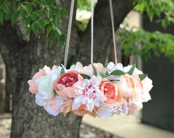 Floral Mobile / Nursery Decor / Crib Mobile