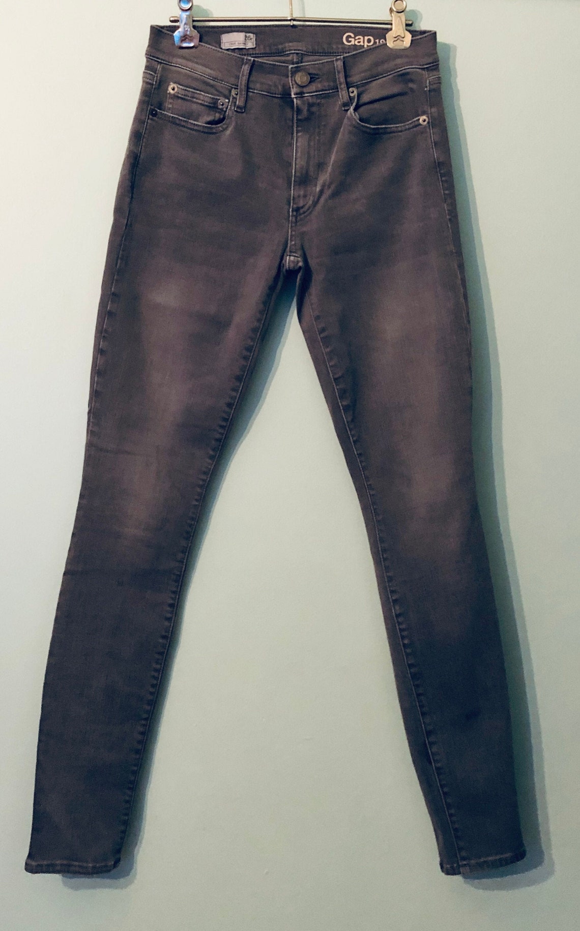 GAP grey jeans size 26 Etsy